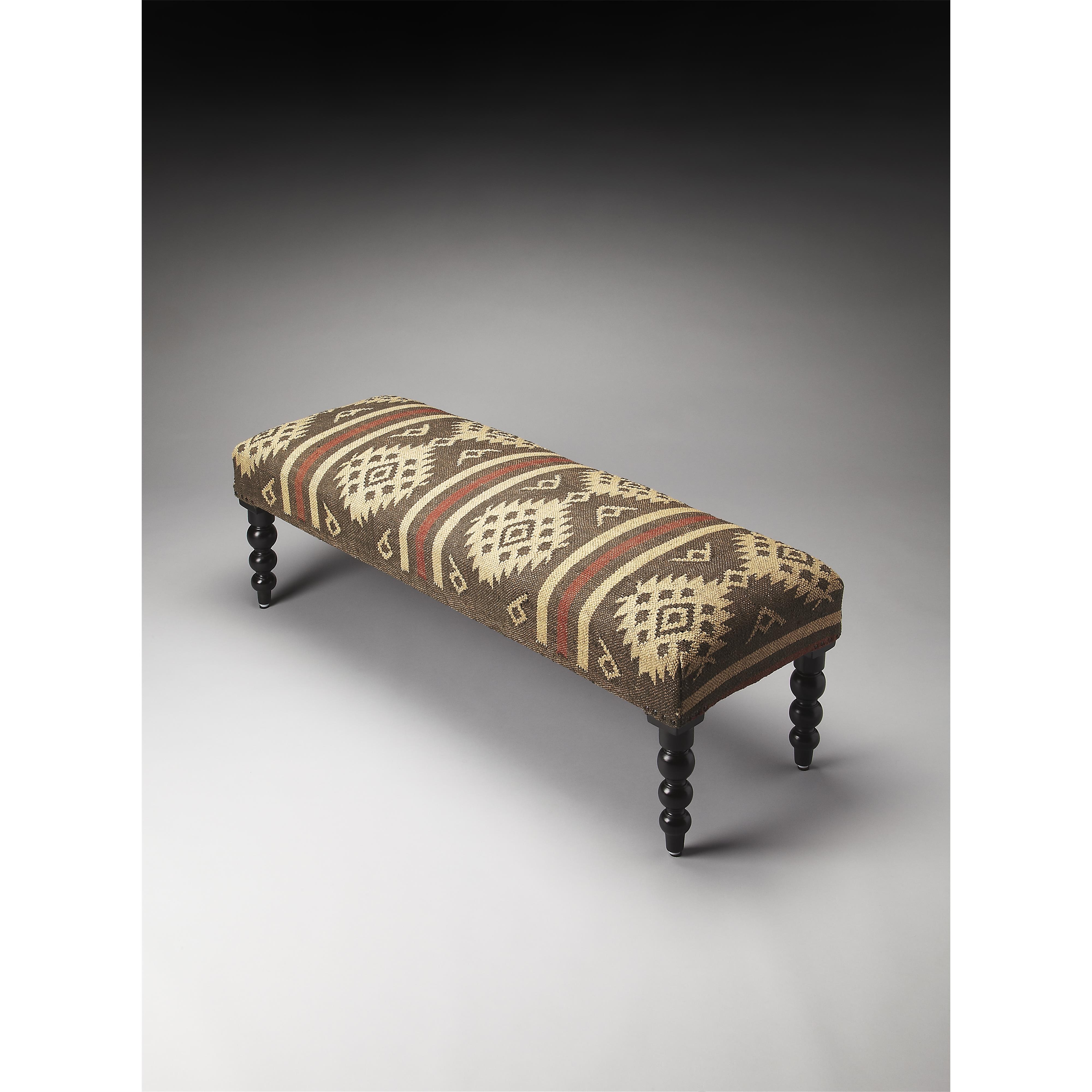 Upholstered best sale bench chair